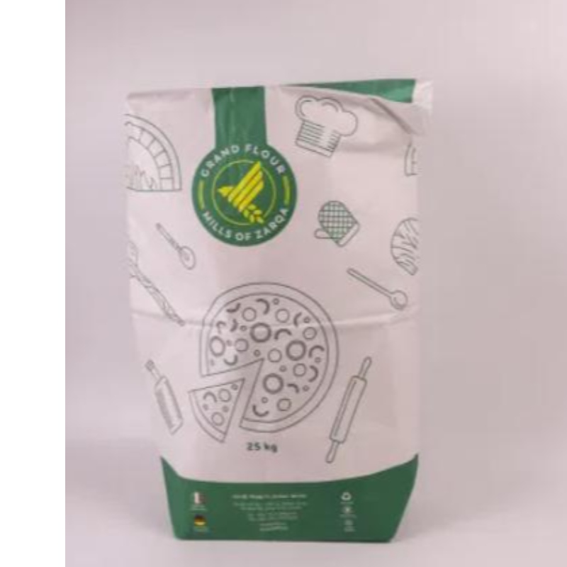 マルチレイヤークラフト紙小麦ベーカリーマイダ粉包装袋サイズ25kg
